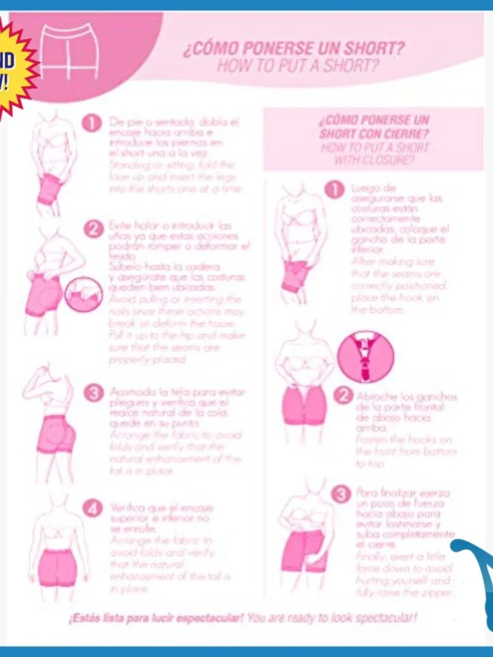 Butt Lifter Shapewear Shorts Medium Slim Fit Nylon Powernet Control Panties